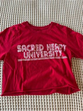MV Sport Red Graphic Tee with Black Logo